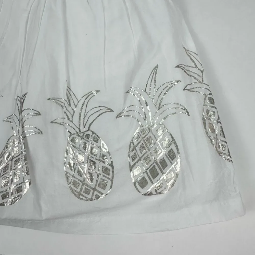 Gymboree white metallic
